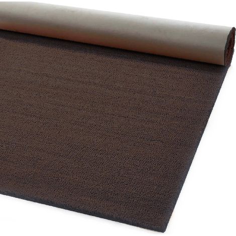 Paillasson Coco Naturel Coloré Antidérapant Sur Mesure Tapis D'Entrée Marron - 100x200 cm