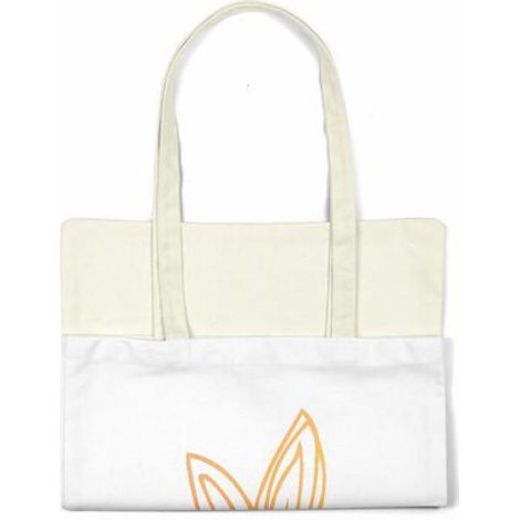 Sac shopping coton Bonamaison - tote bag épaule 48x55 cm réutilisable (1/4)