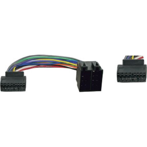Cable Specifique Autoradio JVC ISO 16Pins - 25cm - RAH3069