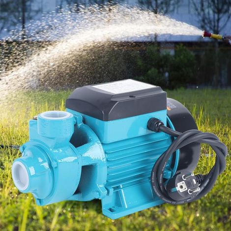 Pompe à membrane 220 V - Auto-amorçante - Pompe à eau haute pression - 2 m3/h - 370 W - 10 bar - Pompe auto-amorçante avec interrupteur de pression - Pour camping-car, caravane, nettoyage, lavage