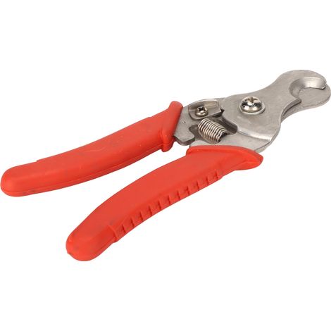 Pince coupante en acier inoxydable pour boucles d'oreilles d'animaux d'élevage (lapins, porcs, moutons, bovins). (1/5)