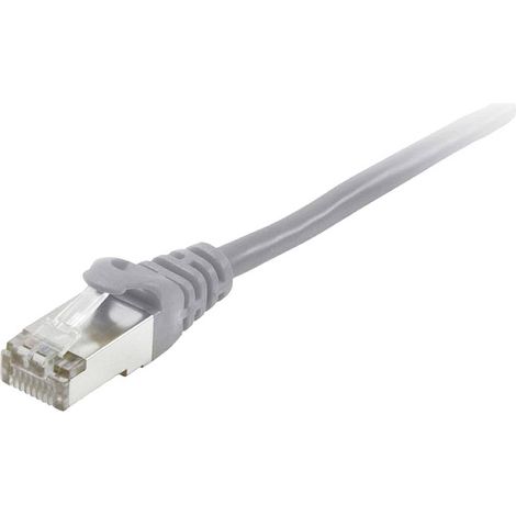 Equip 605504 RJ45 Câble réseau, câble patch CAT 6 S/FTP 5.00 m gris contacts dorés 1 pc(s) (1/4)