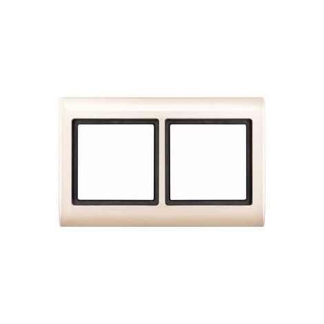 MERTEN, 1325965, 400244 AQUADESIGN-FRAME, 2 MODULI, BIANCO