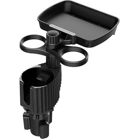 Plateau extensible pour porte-gobelet de voiture avec plateau amovible --- (1/5)