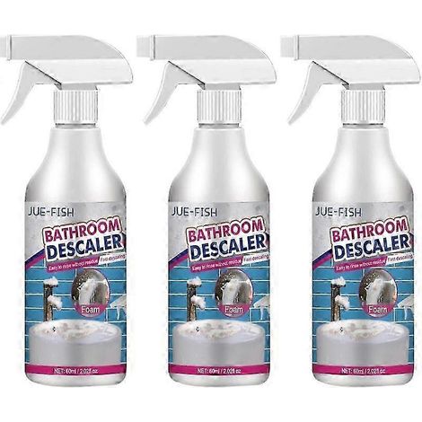 Spray nettoyant pour salle de bain, douche, vitres, baignoire, WC, bain, WC, mousse nettoyante (3 pièces) (1/5)