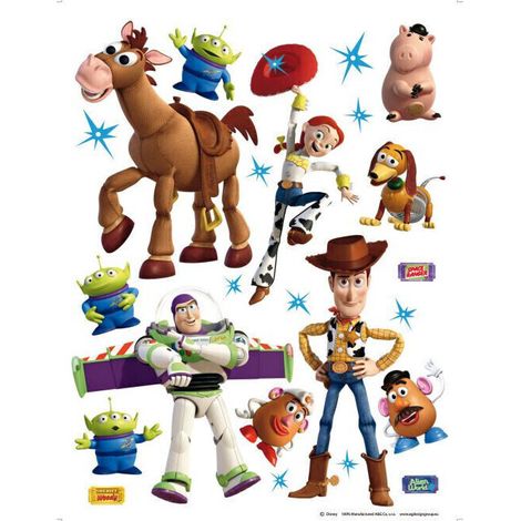 Stickers géant Toy Story Disney Pixar (1/4)