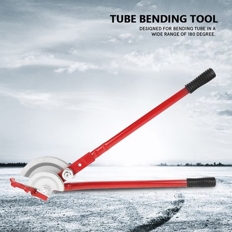 Cintreuse à main 180° 2-en-1 pour tubes rouges, outil de pliage de tuyaux robuste, 15mm/22mm, usage professionnel (1/5)