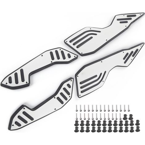 Fußrastenplatte für Yamaha NMAX155/NMAX150/NMAX125 (2020–2021), rutschfestes Aluminium, Originalersatzteil, Zubehör für Yamaha-Roller (1/5)