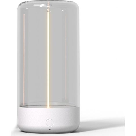 Lámpara de mesa LED magnética con filamento flexible, iluminación de 360°, puerto USB, 1500 mAh, interruptor táctil (luz blanca cálida). (1/5)