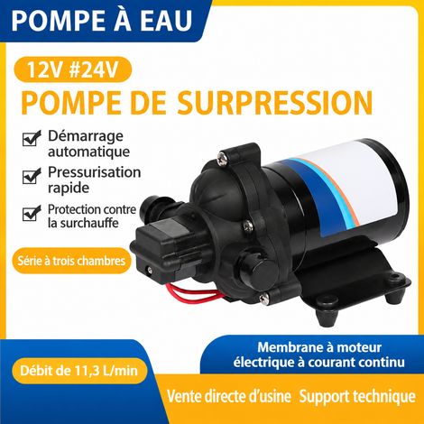 Pompe à membrane électrique 24V auto-amorçante pour camping-car et bateau 11,6 L/min f33-102-045-203x 24v 2,3 kg – Livraison gratuite (1/5)
