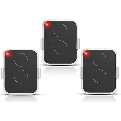 3 Telecomandi Nice 433 MHz con Codice Rolling, 2 Canali, Sostituzione per ON1E, ON2E, ON4E, Compatibile con Motorizzazioni per Cancelli e Garage, Portata fino a 200m, Formato Compatto a Portachiavi (1/5)