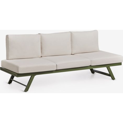 Sofá de jardín de 3 plazas reclinable en aluminio Libanc SKLUM       