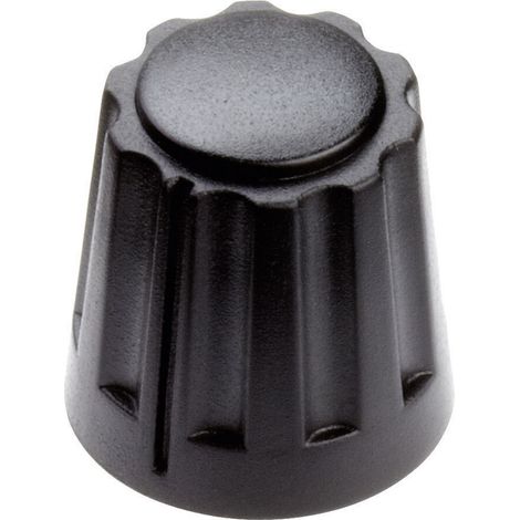 Mentor 4331.6000 4331.6000 Drehknopf Schwarz (Ø x H) 14.5 mm x 14 mm 1 St.