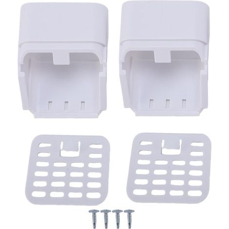 Rosvola Connecteur de descente de gouttière, filtre de sortie, protection pour 3x4 pouces, Type A, blanc (1/5)