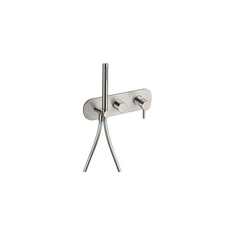 MITIGEUR IX INOX 316 DOUCHE ENCASTRE 2 SORTIES AC DOUCHETTE EX TV618 - CRISTINA ONDYNA IX60228 (1/2)