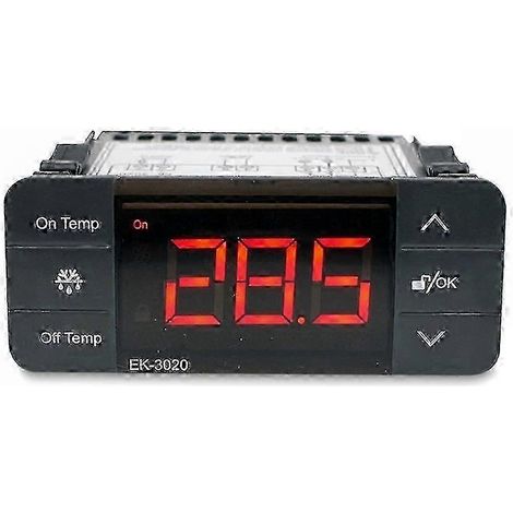 Digitaler 220-V-Temperaturregler/Thermostat für Kühl- und Abtauanlagen, präzise Steuerung, professioneller Einsatz, zuverlässiges Gerät für Kühlräume und Kälteanlagen (1/5)