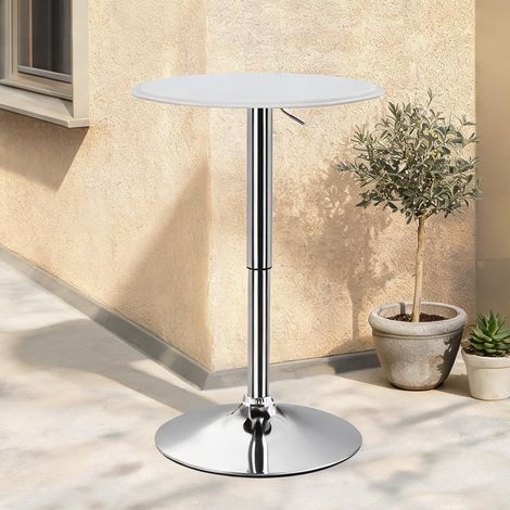 Table de bar réglable de 67 à 93 cm 63 x 63 x 93 cm (1/5)