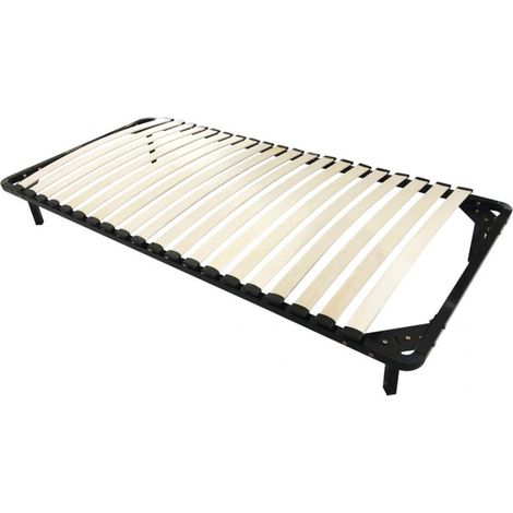 Somier de láminas de 90x190 cm con patas para cama de 1 plaza