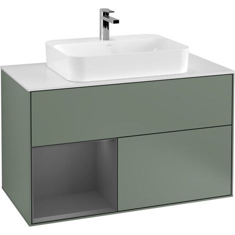 Villeroy & Boch G361GKGM Meuble sous-plan Finion G36 (1/2)