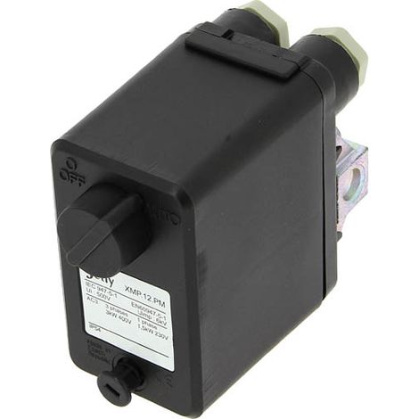 Jetly – Contacteur manométrique bi-tripolaire 4-6 bar – Plage de réglage 0-12 bar – Raccordement femelle 1/2'' – Température d'utilisation 0 à 70 °C (1/4)