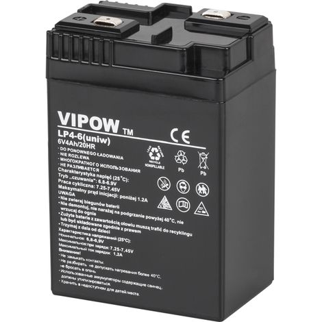 Batterie gel Vipow 6V/4Ah