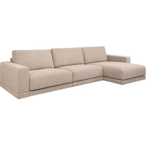 Canapé d'angle modulable grand confort - marron cayenne (1/5)