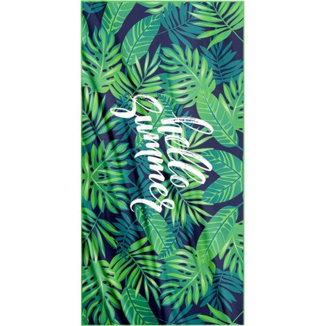 Serviette de plage en microfibre, serviette de sauna, grande taille 160 x 80 cm, serviette de bain, serviette de plage, serviette de fitness à séchage rapide, serviette de sauna portable légère et fin