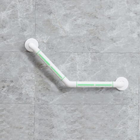 Barres D'appui WC pour Seniors, 135° Barre D'appui Douche pour Baignoires Acier Inoxydable Poignée de Sécurité pour Baignoire, pour Handicapés et Les Personnes âgées (35 x 35 cm)
