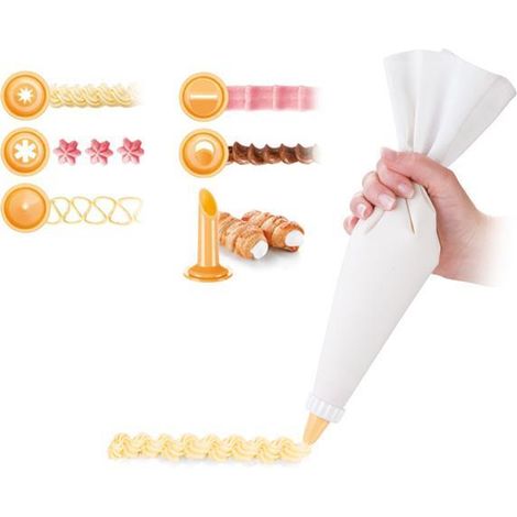 Funda decorativa de tela set de 6 piezas Delicia Tescoma 630487 (1/3)