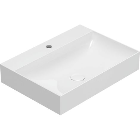 Lavabo en céramique 65x47 cm Globo T-EDGE B6R66BI  Blanc - Céramique