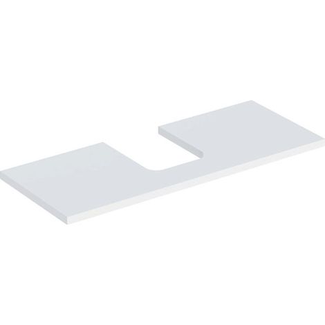 Geberit ONE Plaque de lavabo, découpe au centre, pour lavabo à (1/2)