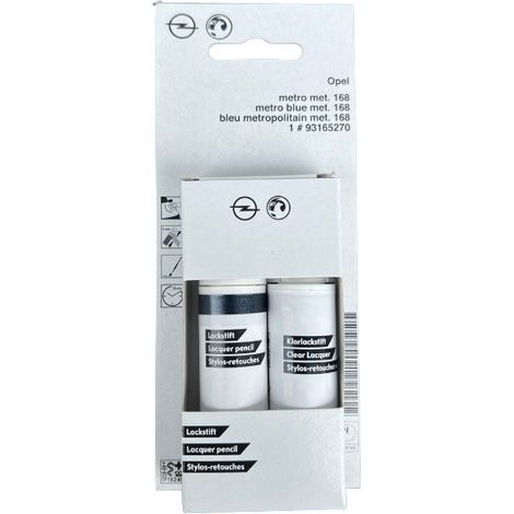 Pintura de retoque original para OPEL 168 (Z168): Pintura para coche + Barniz transparente 2x12 ml (1/5)
