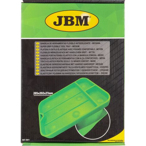BANDEJA DE HERRAMIENTAS FLEXIBLE ANTIDESLIZANTE – MEDIANA (REF. 53903) JBM15011 (1/2)