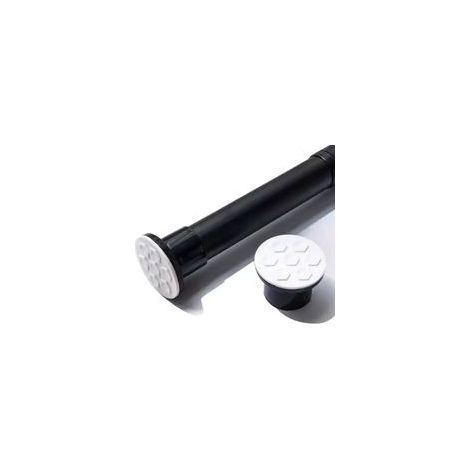 Tringle à rideau de douche extensible sans perçage (70 110 cm, Φ32mm), installation facile pour salle de bain ou chambre à coucher (1/5)