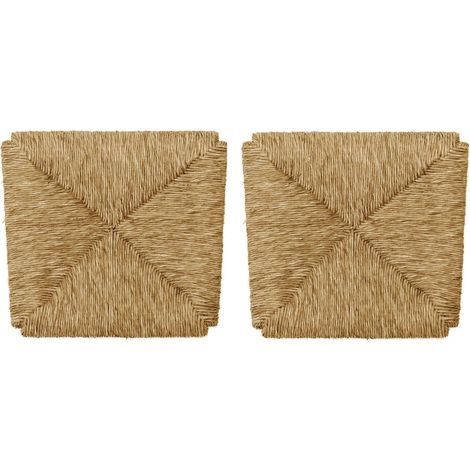 2 pz Asiento de repuesto 996 con fondo de paja para silla Arte Povera 33x38 cm (1/2)
