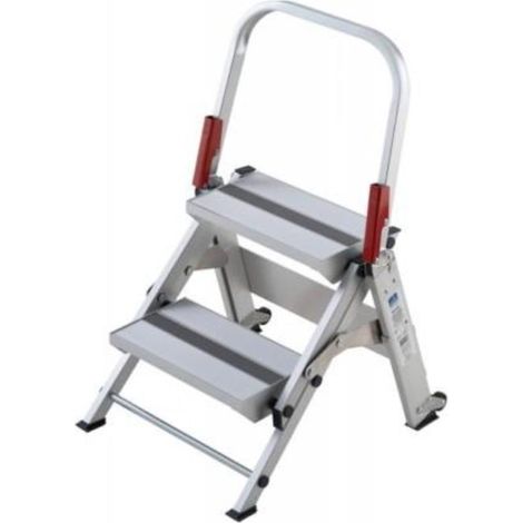 Taburete profesional aluminio (2 peldaños) GIERRE