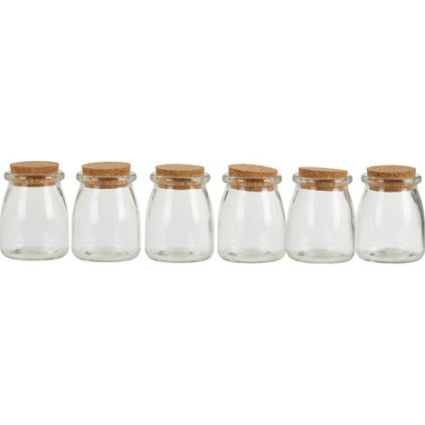 Premier Housewares Tromso 6pcs Round Large Glass Jars (1/3)