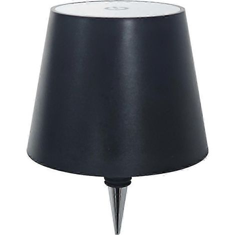 Lampe de table tactile sans fil LED en forme de bouteille, RGB et 3 couleurs, idéale pour les restaurants d'intérieur et d'extérieur. (1/5)