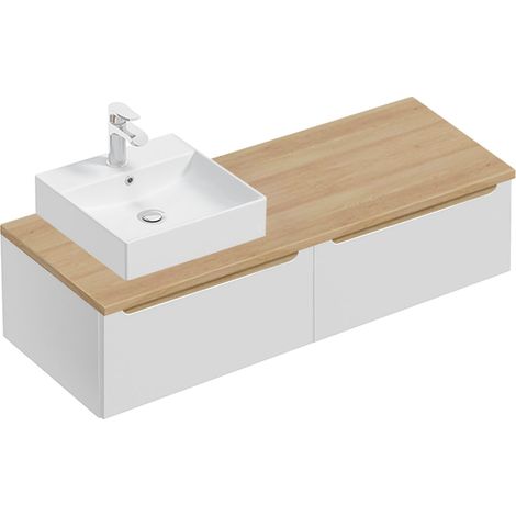 Mobile bagno con lavabo Livia bianco 120cm (1/5)