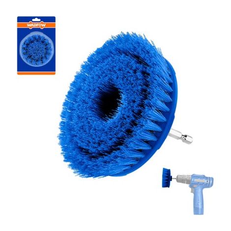 WADFOW 4" Mittlere Reinigungsbürste mit mittleren Borsten und 1/4" Sechskantschaft (1/3)