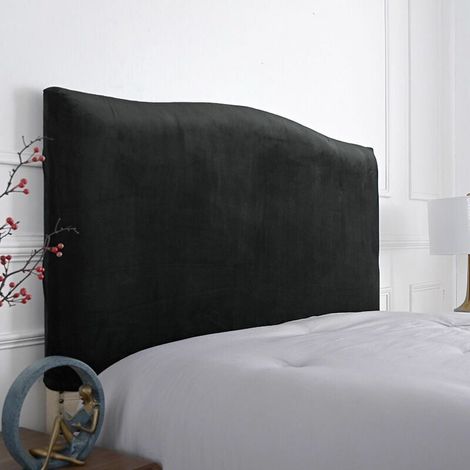 Housse de tête de lit extensible en tissu doux – Protection anti-poussière – Convient pour têtes de lit de 140 à 170 cm – Facile à installer (1/5)