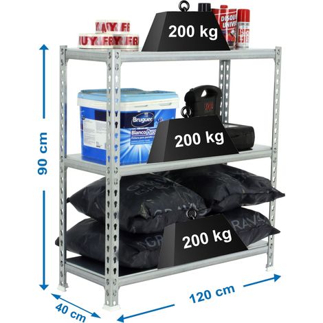 Simonrack Simonclick Megaplus 3/400 Galvanisierte Regal