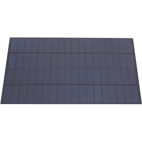 Panneau solaire DIY 5W 18V en silicium polycristallin intelligent pour la charge de 12V 165x220mm (1/5)