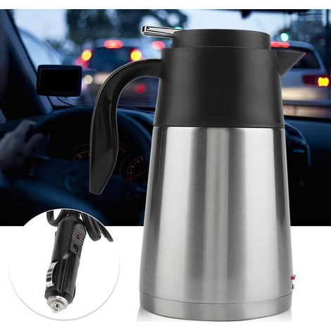 12V 1300ml Edelstahl-Wasserkocher für Auto, LKW und Reise, elektrischer Wasserkocher mit Warmhaltefunktion (1/5)