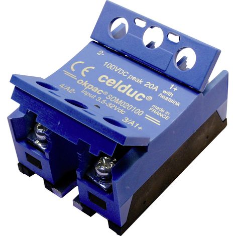Celduc Halbleiterrelais SOM040100 40 A Schaltspannung (max.): 60 V/AC, 60 V/DC  1 St.