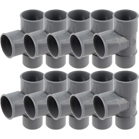 10 culottes pvc évacuation Ø32 Mâle Femelle 87°30 - Nicoll (1/2)