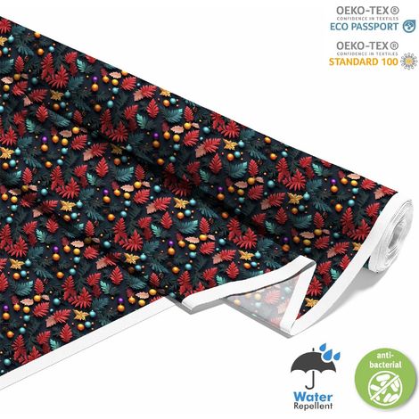 TESSUTI DECORATIVI PER ESTERNI OXFORD - Motivo natalizio  DX1851 (1/5)