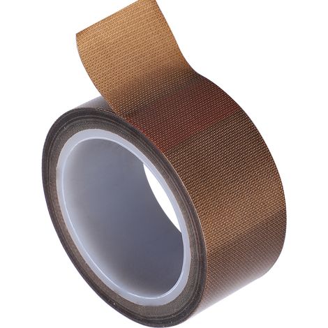 PTFE-Band, Hochtemperatur-Gewebe-Isolierklebeband, Rolle, Vakuumiergeräte-Verbrauchsmaterial, 0,13 mm x 19 mm x 10 m (1/5)