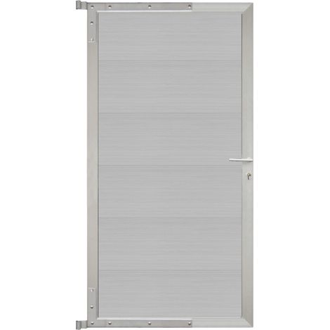 MAX-XL-Tor-Komplettset 90 x 173 cm, Füll. smoke white