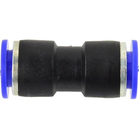 Connettore automatico per tubo flessibile in PU/PE, diritto, diametro 10 mm (50/100/1000) (1/2)